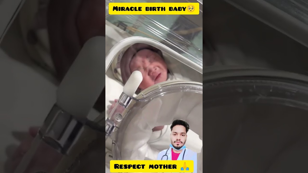 Miracle birth baby #junior #birth #cutebaby #respectmother #lovemother