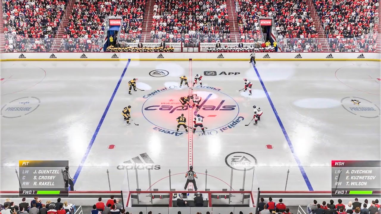 Геймплей NHL 24 &mdash; &laquo;Вашингтон Кэпиталз&raquo; против &laquo;Питтсбург Пингвинз&raquo; на PS5