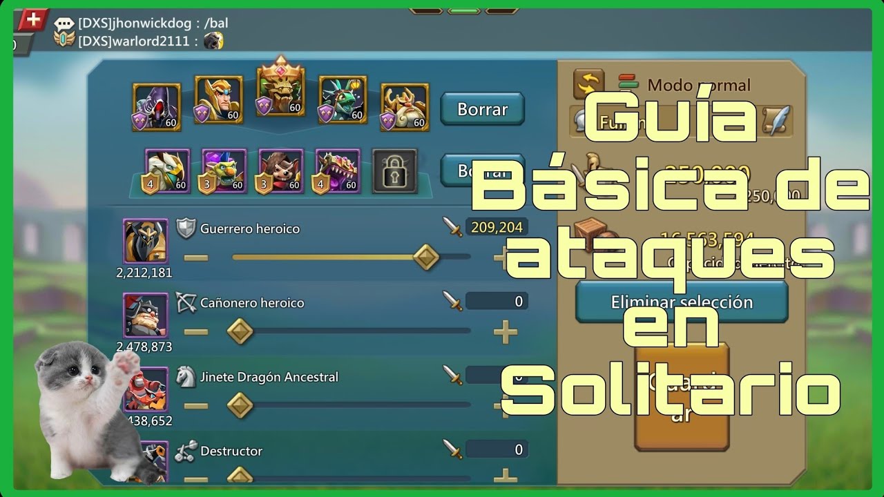 como atacar? Guia super b&aacute;sica de como hacerlo 👍LORDS MOBILE (Espa&ntilde;ol Latino)