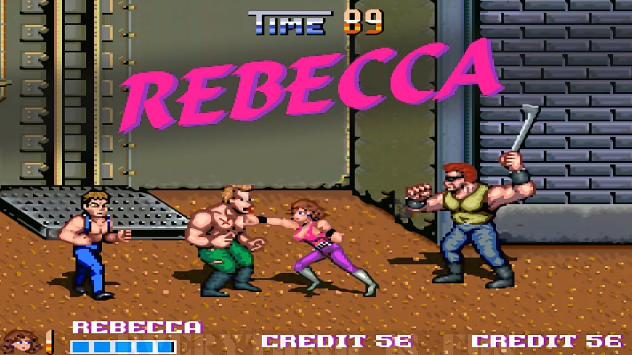 OpenBOR Final Double Dragon - REBECCA #Gameplay #Download