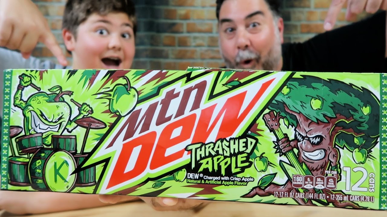 NEW MTN DEW THRASHED APPLE FLAVOR | KROGER EXCLUSIVE