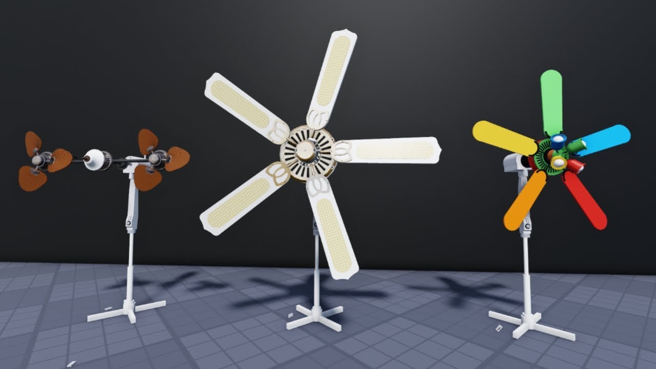 Do It Yourself Funny Fan Toys - 3 Kipas Angin Mainan Lucu Baling baling Gantung