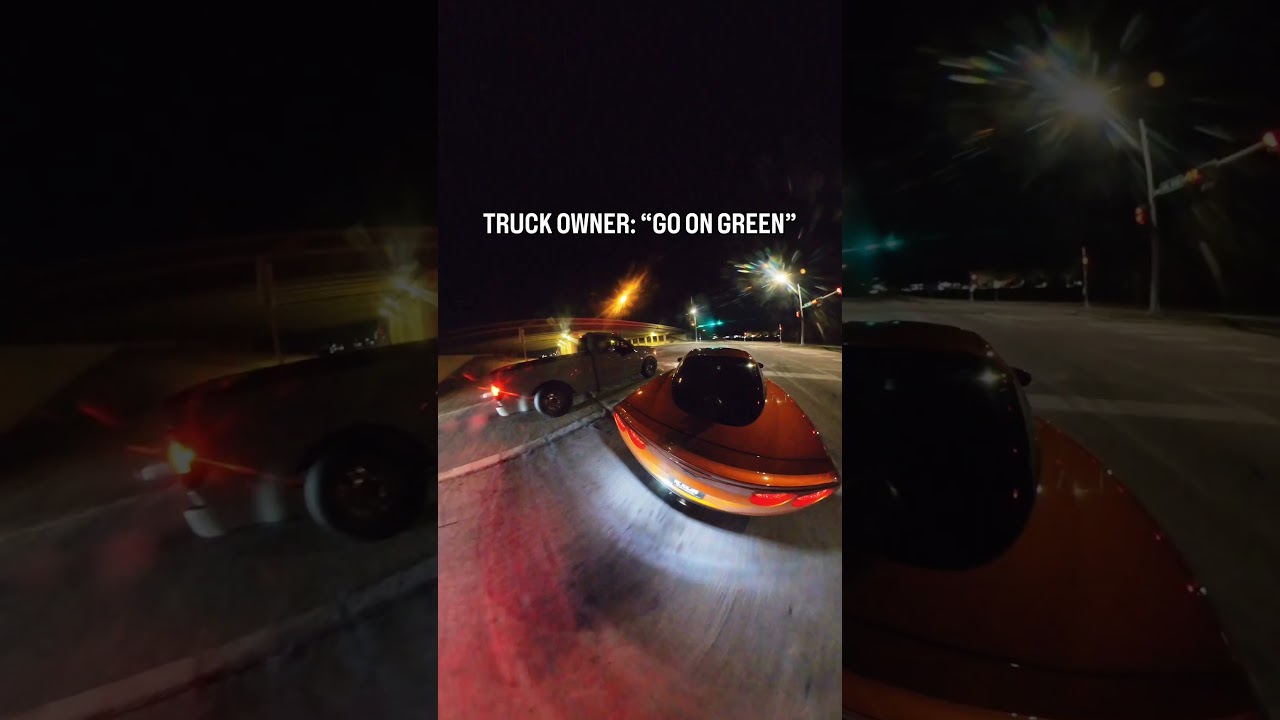 HCI C6 Z06 VS Whipple F150 Drag Race
