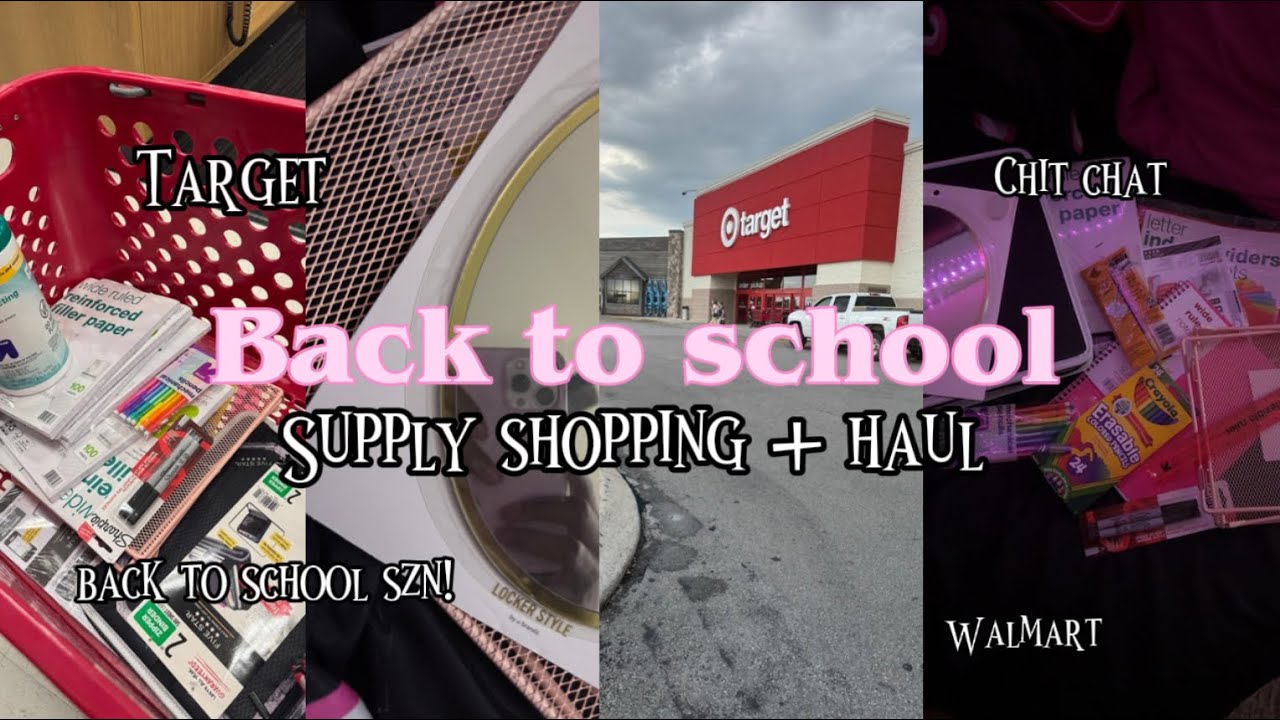 Back to School Supply Shopping + Haul