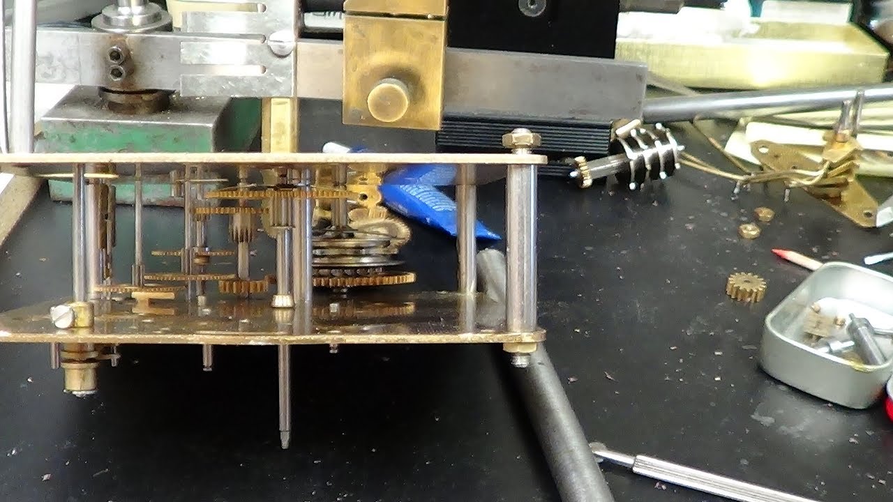 Grandfather Clock Build S1 - E3 Re-assembling  gear train
