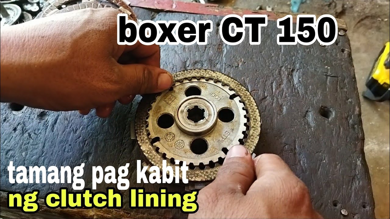 tamang kabit ng clutch lining ct150 boxer kawasaki