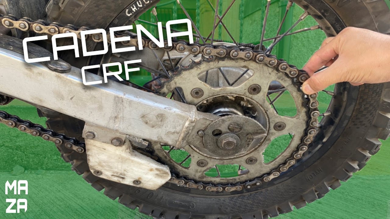¡SI TU CADENA HACE ESTO CAMBIALA! /  ¿COMO Y CUANDO CAMBIAR LA CADENA A UNA CRF?