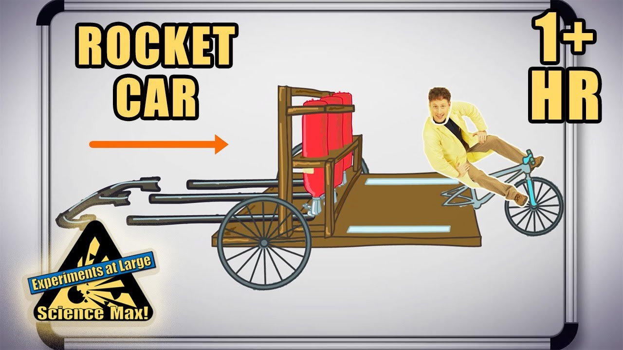 Building a Rocket Car | Newton's Thrid Law Experiment | Full Episodes | Science Max