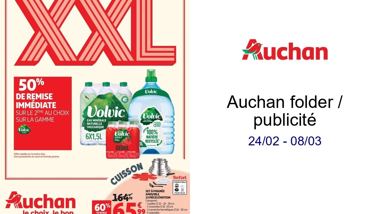 Auchan folder / publicité 24/02 - 08/03