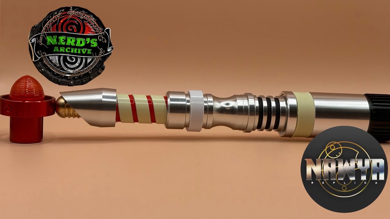 Звуковая отвертка Пятого Доктора V2 от Nawya Replicas (Металлическая реплика звуковой отвертки)