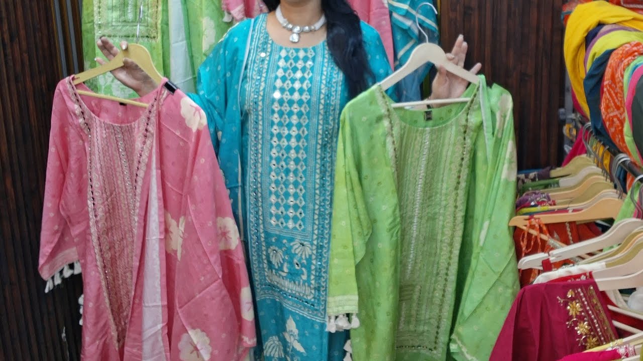 pure fabric suits live banarsi suits