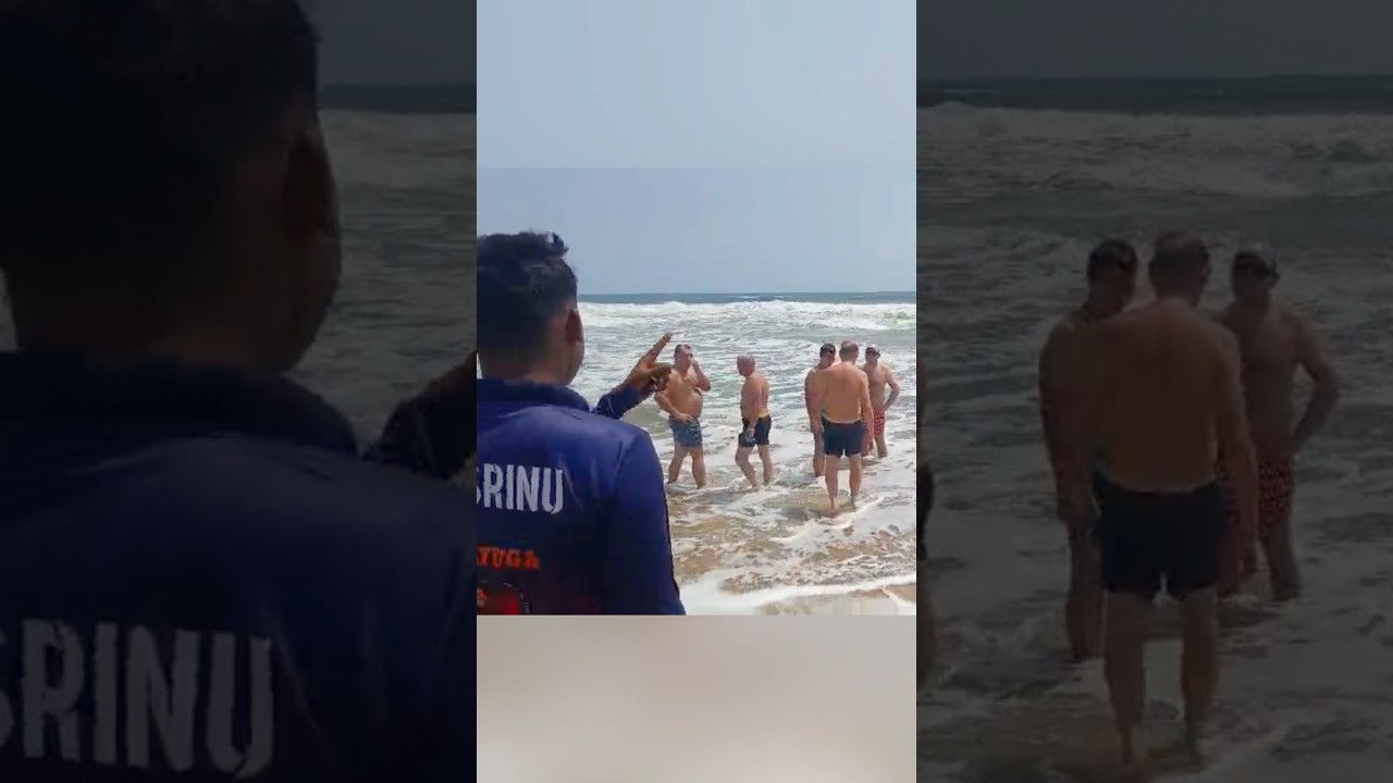 🚨 Vizag Yarada Beach is Dangerous for Swimming 🏊 Please Be Cafeful #vizag #awareness #swimming