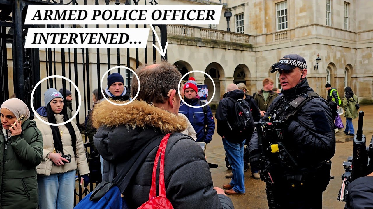 Watch What Happens When Tourist Follow the King's Guard Too Close at Horse Guards