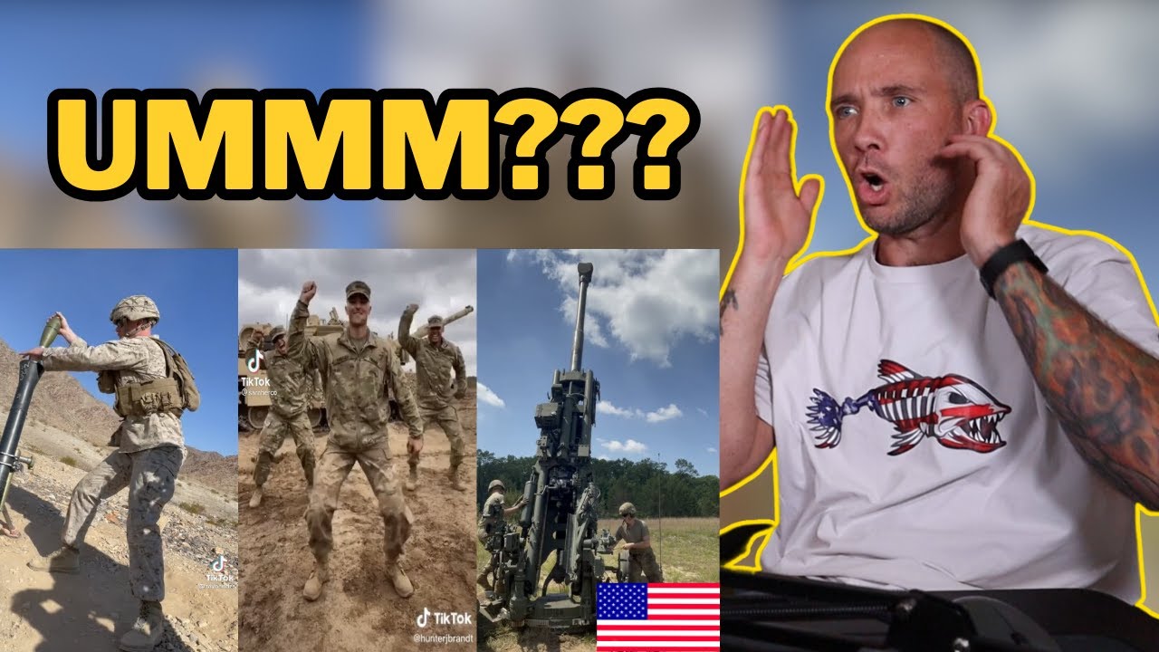 European Family React to Best American Military Tik Tok Compilation