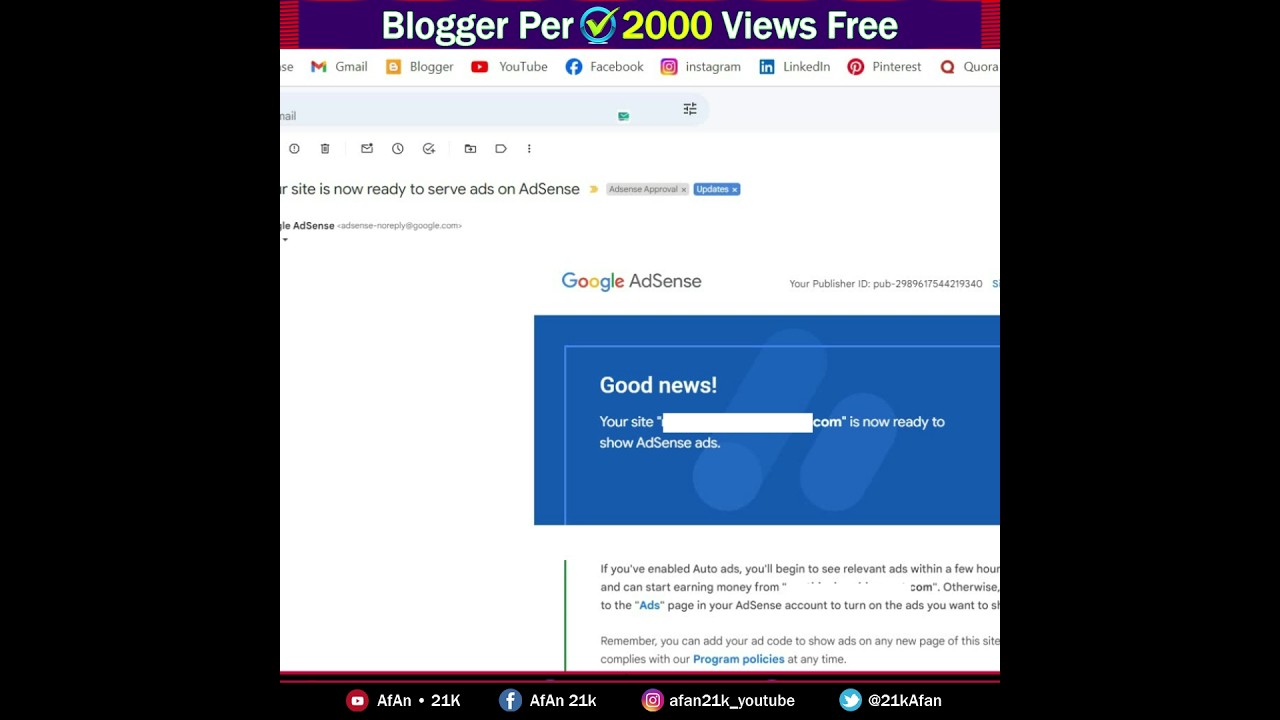 how to increase traffic on blogger website | 2000 Views Fast Adsense Approval Trick #shortsvideo