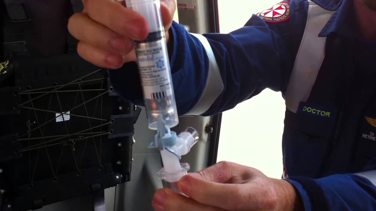 Salbutamol MDI for ETT - MacGyver style