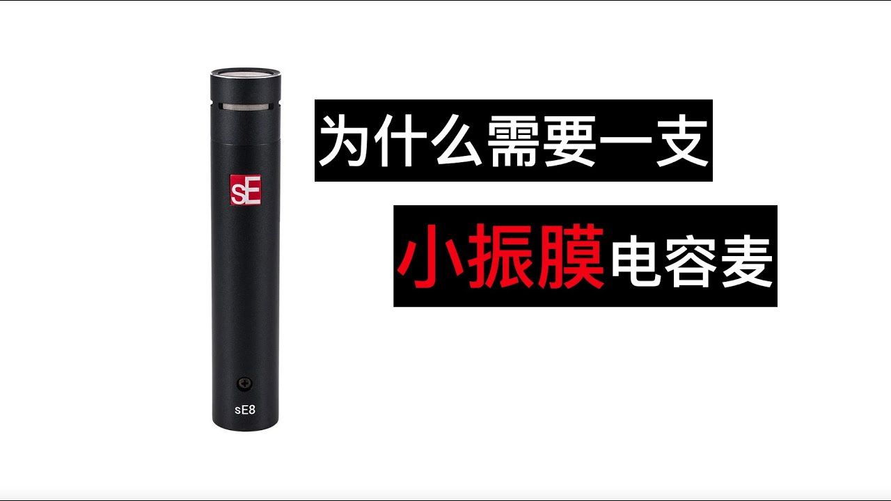 吉他手为什么需要一支小振膜电容麦克风？以sE Electronics sE8为例