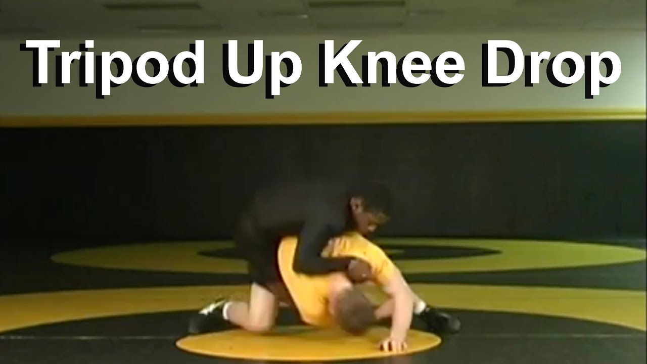 Tripod Up Knee Drop Power Half Defense - Cary Kolat Wrestling Moves