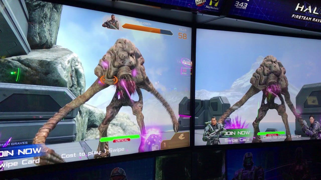 Dave & Buster's Halo Fireteam Raven - Arcade Gameplay to final Mission