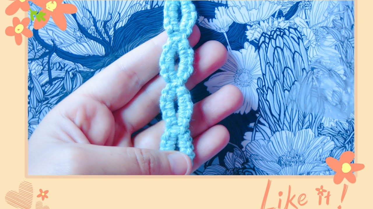 Macrame para iniciantes: Double Buttonhole Stitch(Nó caseado Duplo)