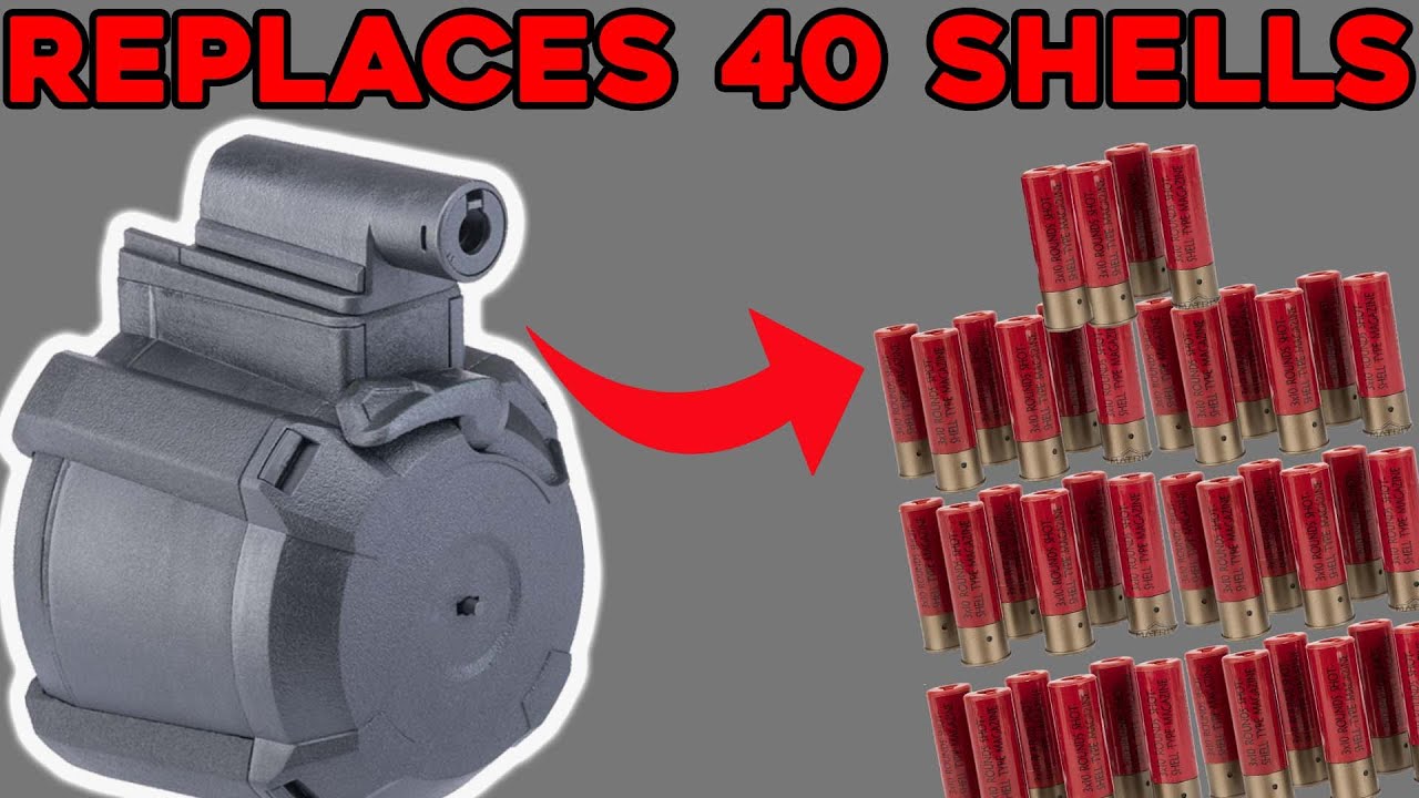 Airsoft Shotgun Drum Mag Review & Test