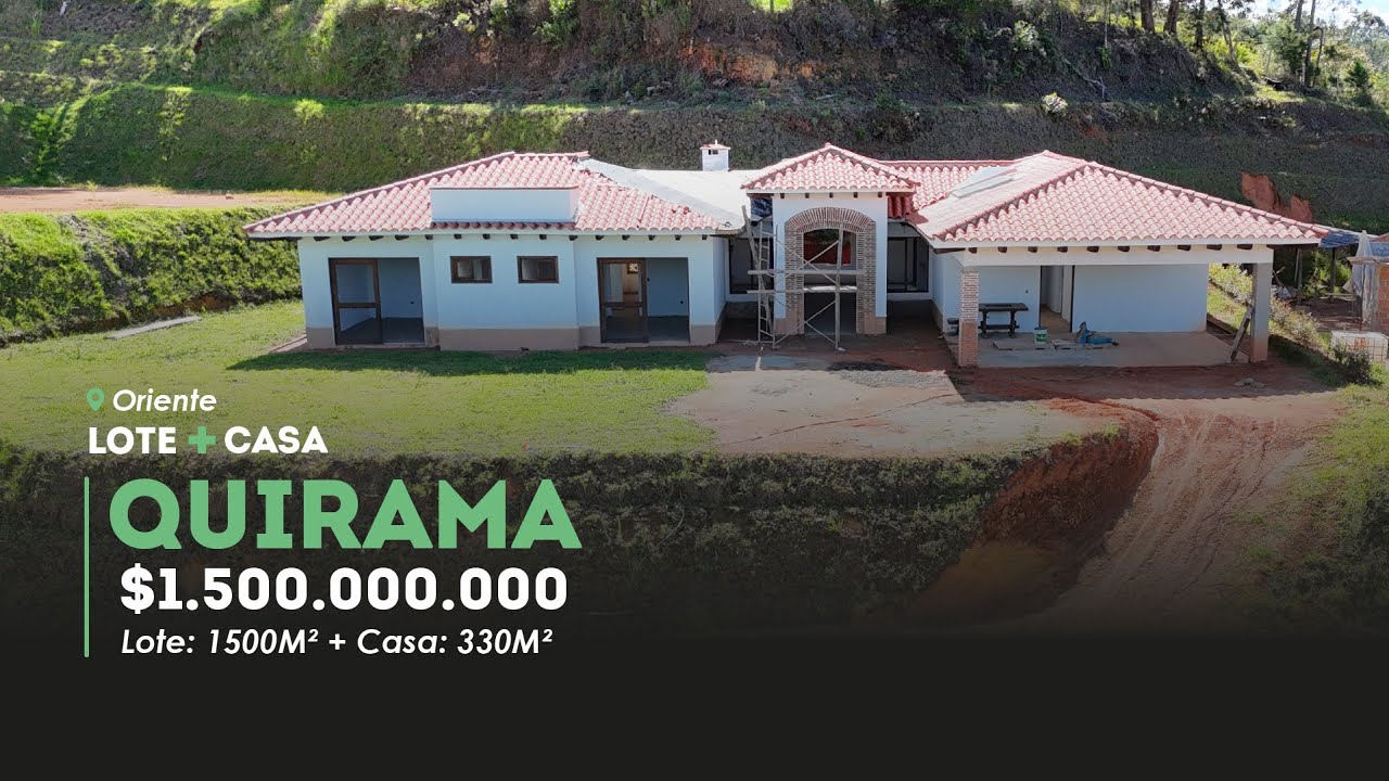 PROYECTO DE LOTES CON CASAS COLONIALES, ORIENTE ANTIOQUEÑO-SECTOR QUIRAMA