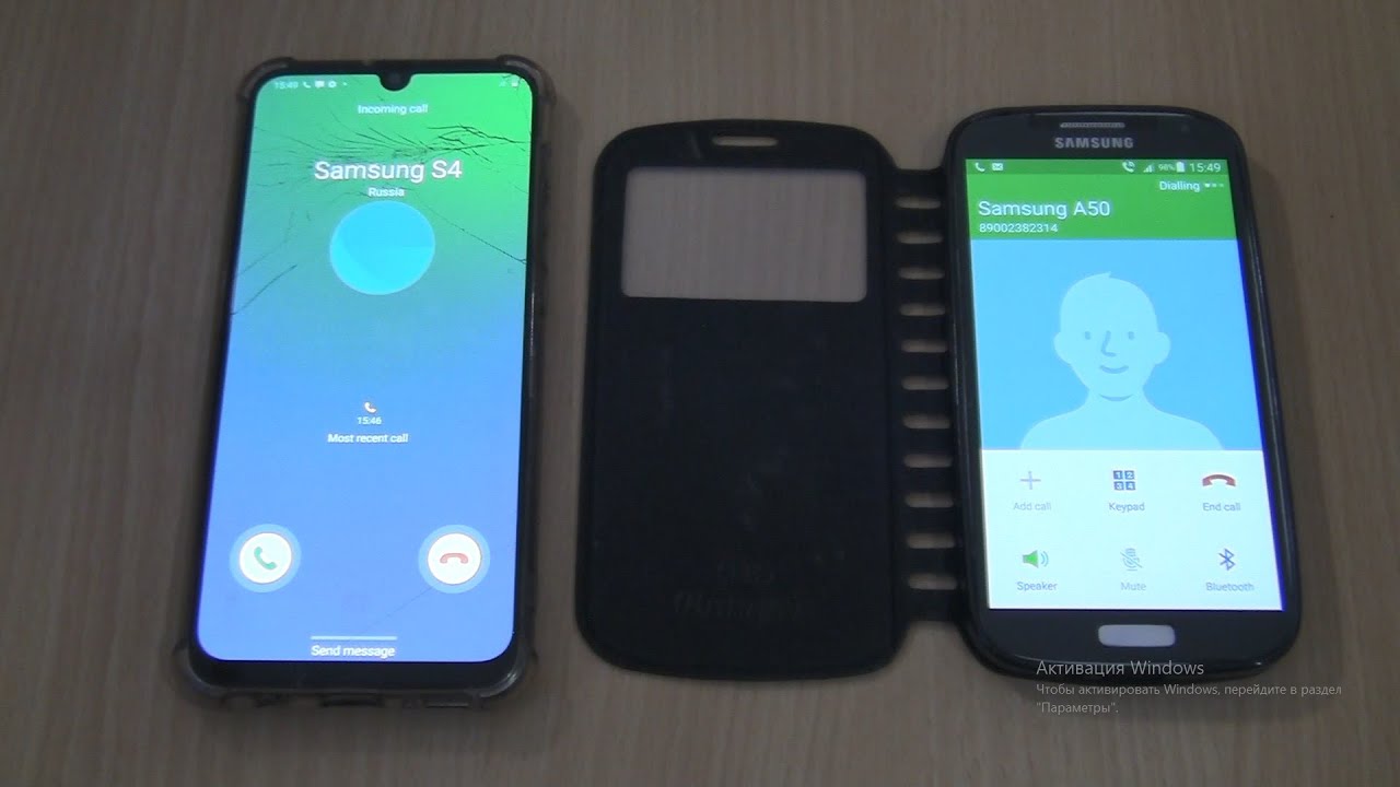 Over the Horizon Incoming call & Outgoing call at the Same Time  Samsung Galaxy A50+S4 Black cover