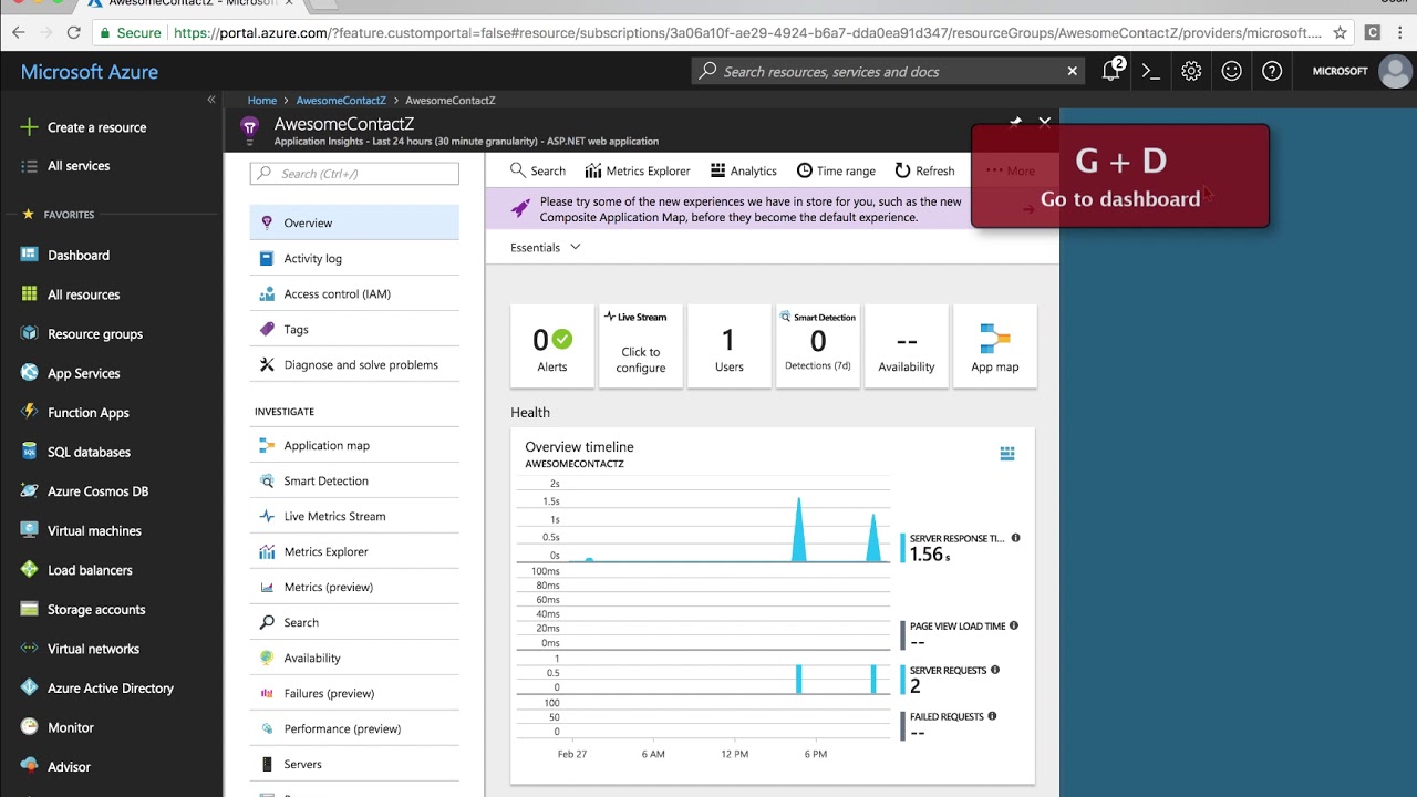 Azure Tips and Tricks - Customize and Pin Charts to your Azure Dashboard