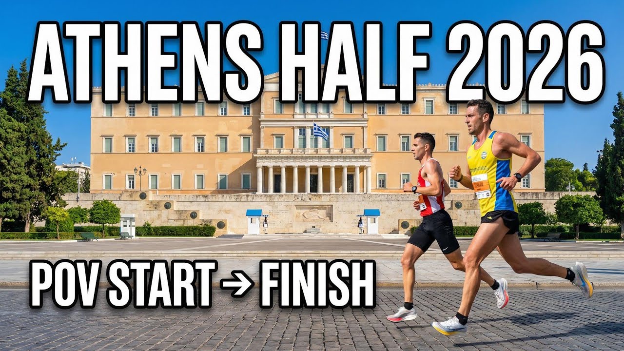POV RUN — Athens Half Marathon 2026 (21.1K) | Start → Finish