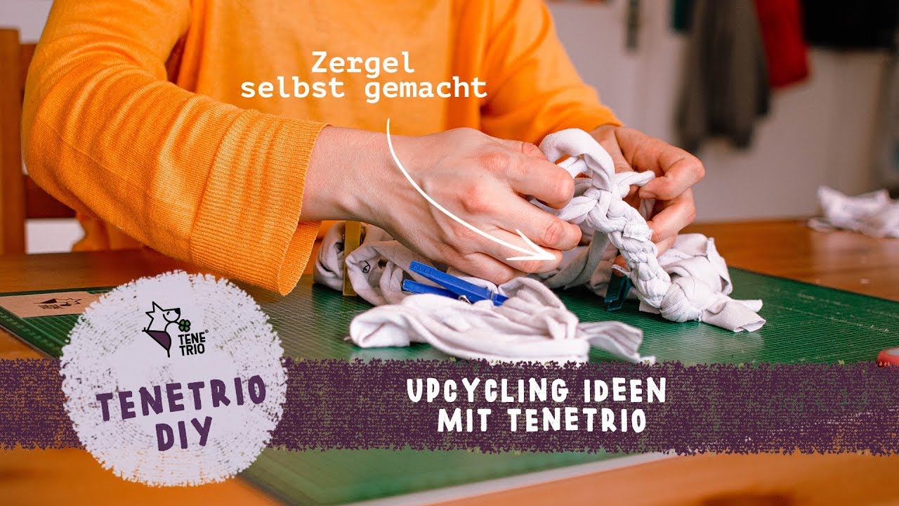 TENETRIO DIY UPCYCLING | Ein Hundespielzeug (Zergel) selber basteln