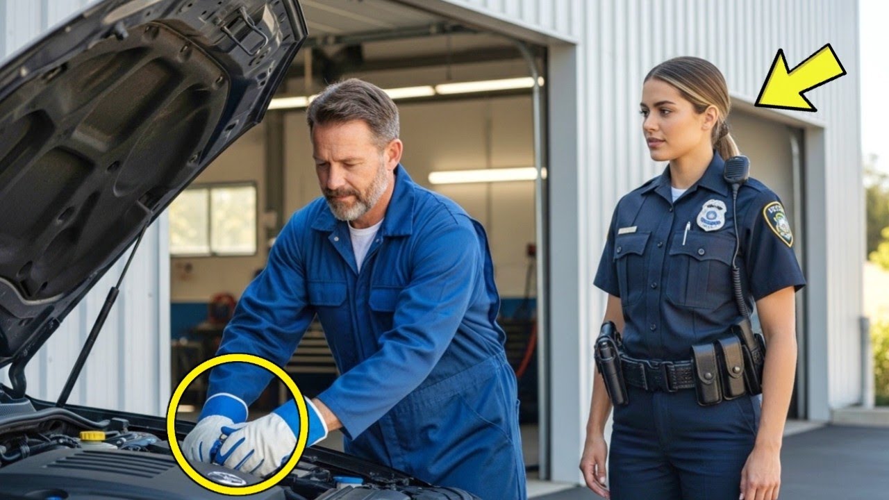 A Single Dad Mechanic Pulled Over to Help a Female Cop — What He Discovered Changed Everything!