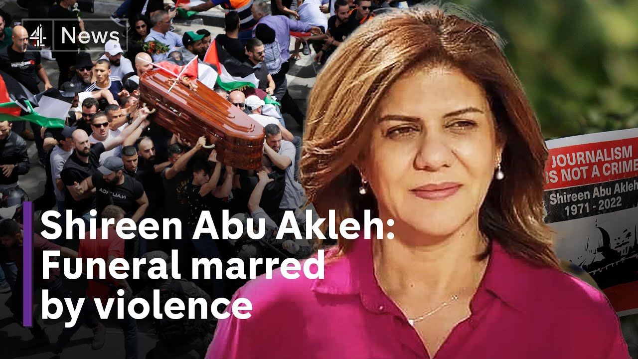 Shireen Abu Akleh: Israeli police attack mourners at journalist’s funeral