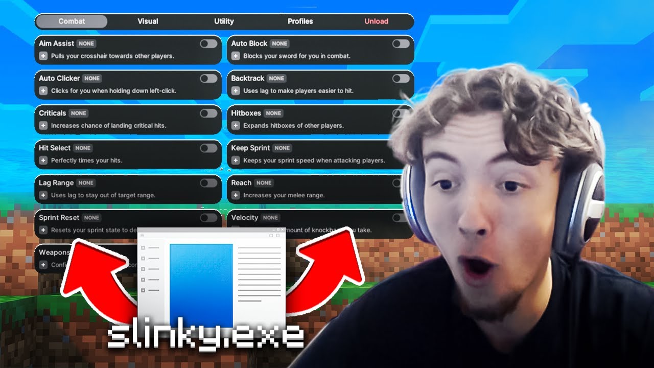 Bro Lied about Using Slinky Client *Funny Screenshare*