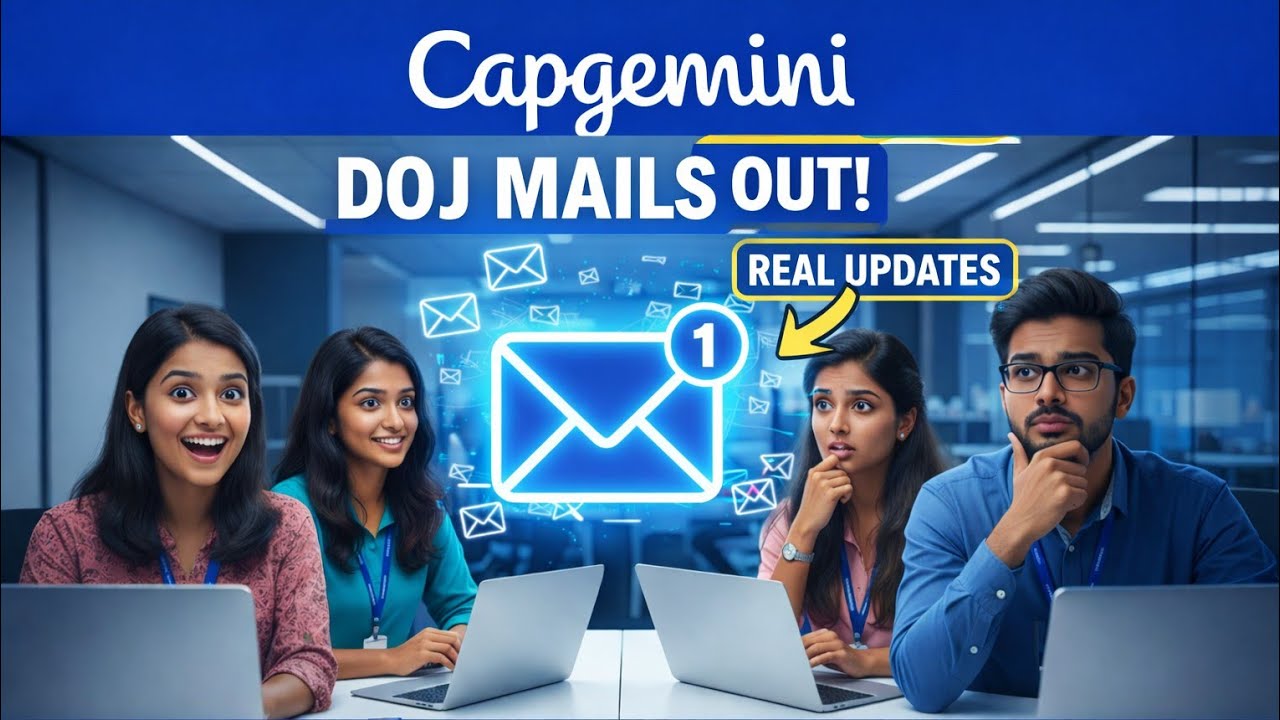 Capgemini 2025 Fresher DOJ Updates | LOI Candidates Joining Timeline Explained
