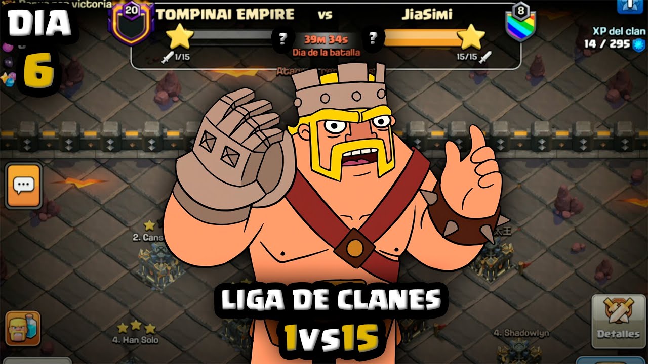 EL TIEMPO JUEGA EN MI CONTRA EN LIGA DE CLANES 1vs15⏰