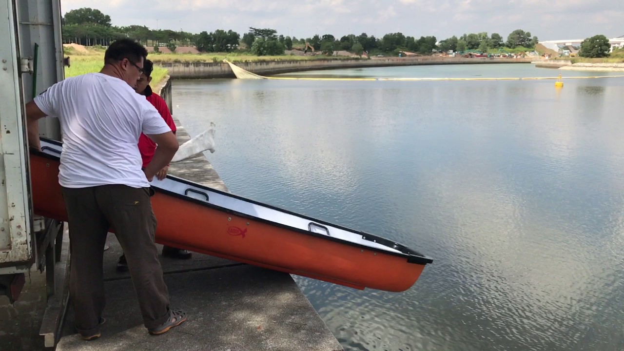 Rotomould canoe is also tough
