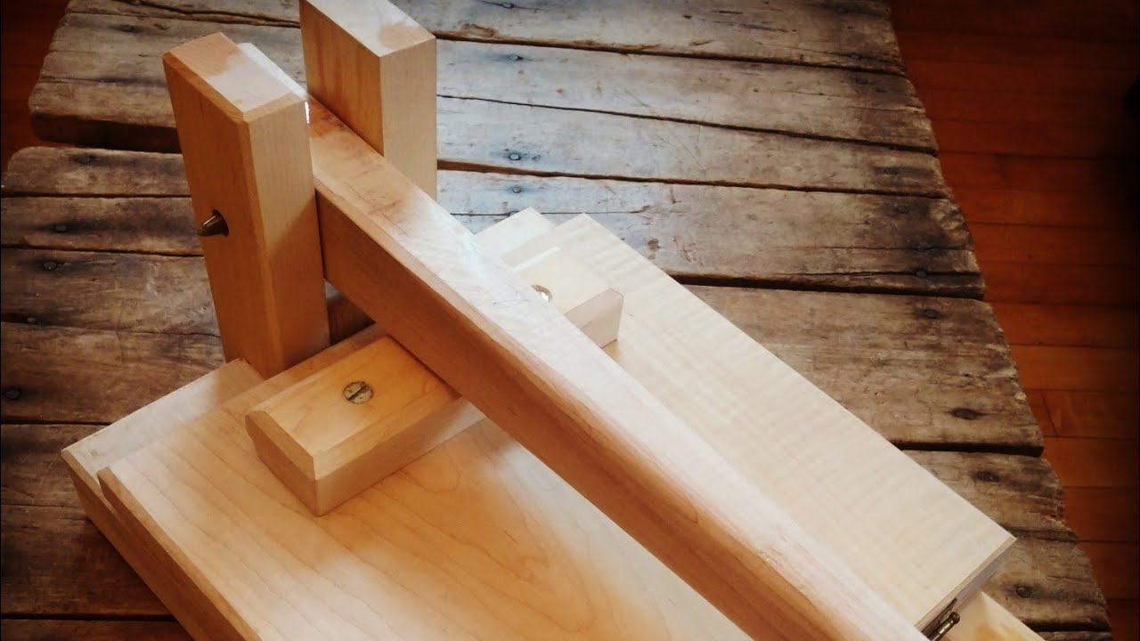 Making a tortilla press from salvaged wood and hardware.