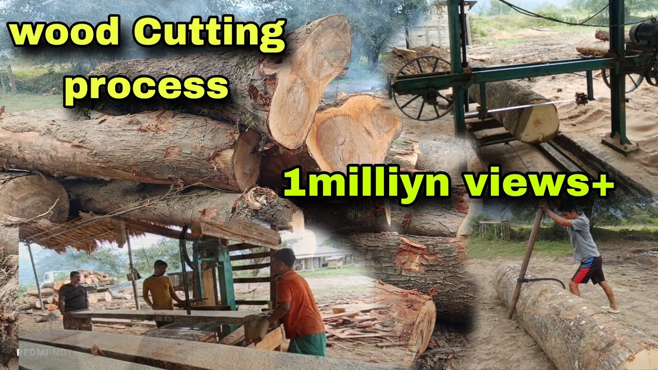 Long Wood Cutting porcess- Good Tools ||Indra vlog8
