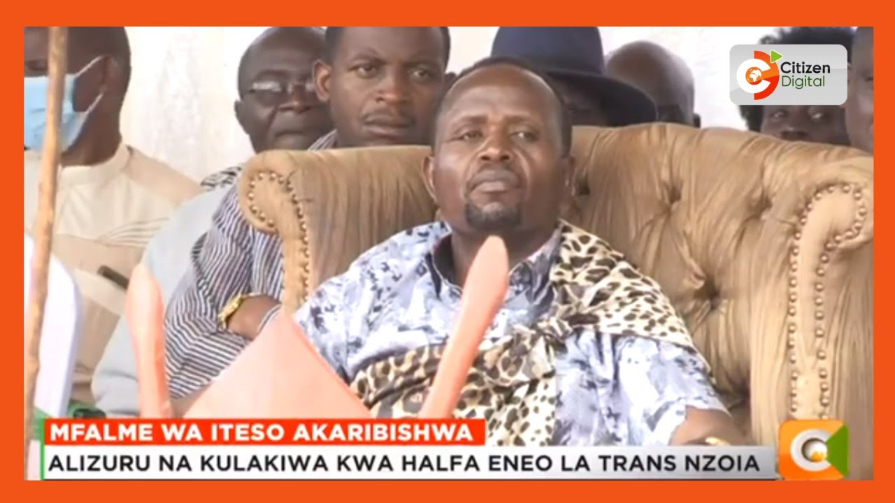 Mfalme anayewakilisha jamii ya Wateso Emormor azuru Trans Nzoia