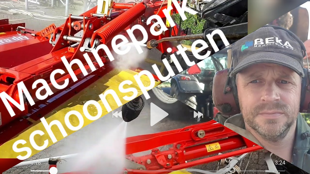 Machinepark schoonmaken voor winterstalling | Boer Gerrit vlogt