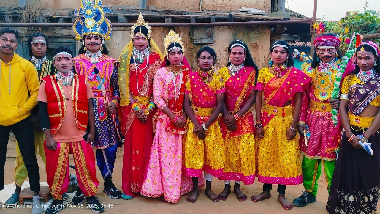 सुरेखा हरण गंगा सागर के अपार माया 👩‍❤️‍💋‍👨 नाट्य कला मंच Grup Chorbhatti #cgvloggerrathiya #नाटक 