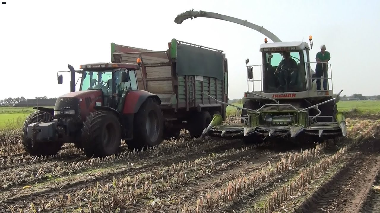 Claas 860 met Case CVX1190 en Valmet Valtra 8050