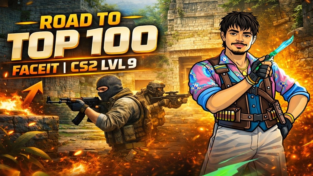 Road to Top 100 Faceit… começa agora (lvl9)