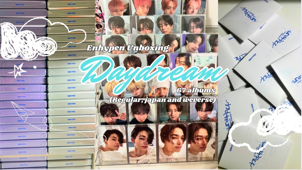 ✿ Unboxing Enhypen Romance: Untold Daydream Albums ᕬ  ᕬ  Regular （⌯'-'⌯) Japan 🂱 Weverse ✮ 엔하이픈