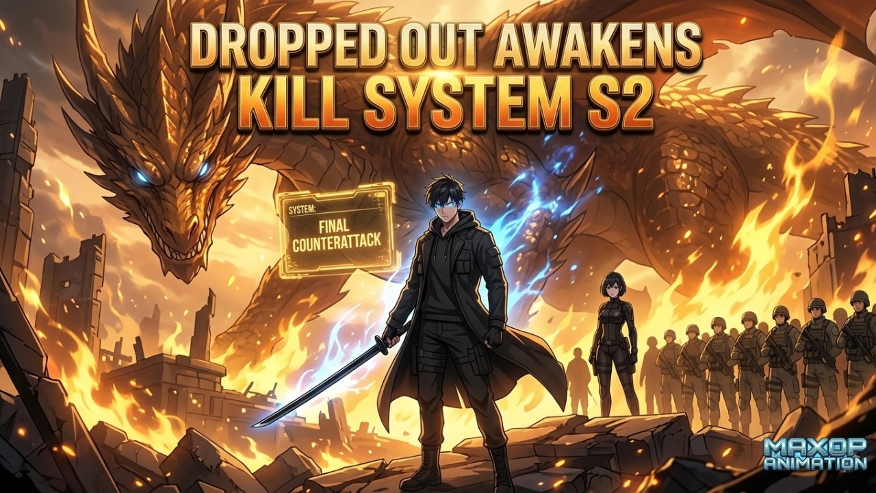 [ENG DUB] Expelled From School, He Awakens SYSTEM in APOCALYPSE Slaughterhouse S2 | Short Anime
