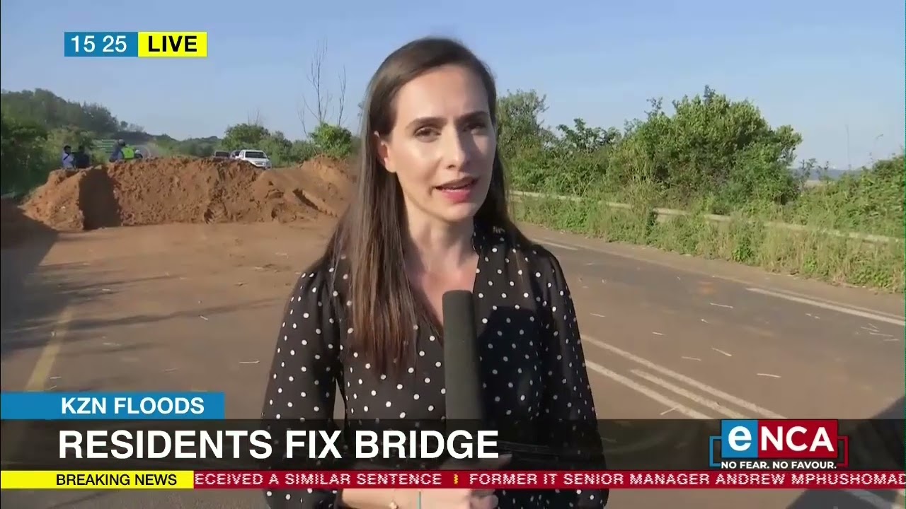 KZN Floods | Residents fix bridge