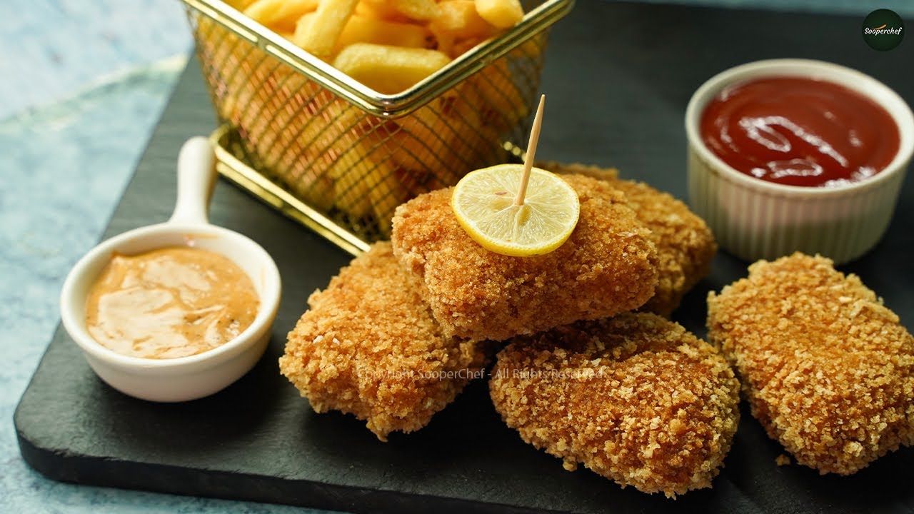 Crispy Fish Nuggets Recipe | How to make Fish Nuggets at home
