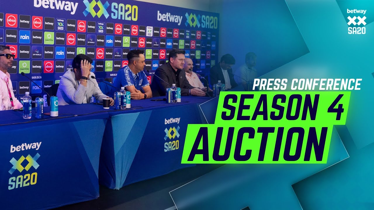 🔴 Post-Auction Press Conference | Betway SA20 Season 4 | Live Stream