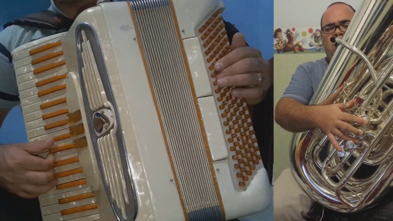 Hino 58 CCB - Sou Crente em Jesus (Acordeon e Tuba)