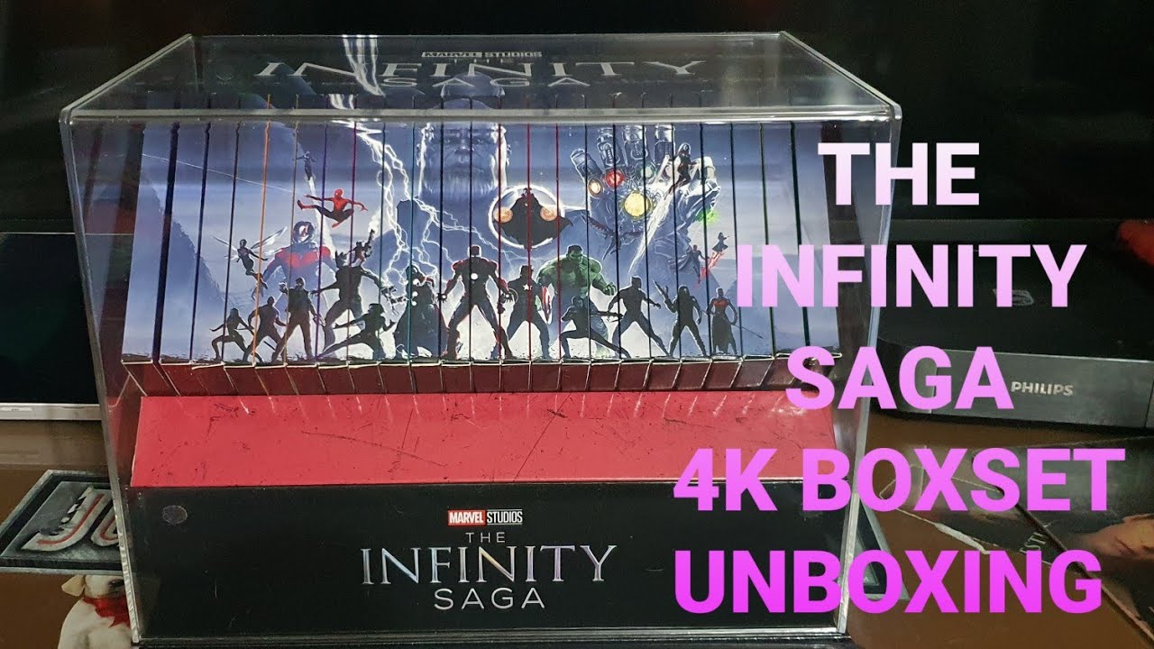 UNBOXING THE INFINITY SAGA BOXSET  4K ULTRA HD + MENUS